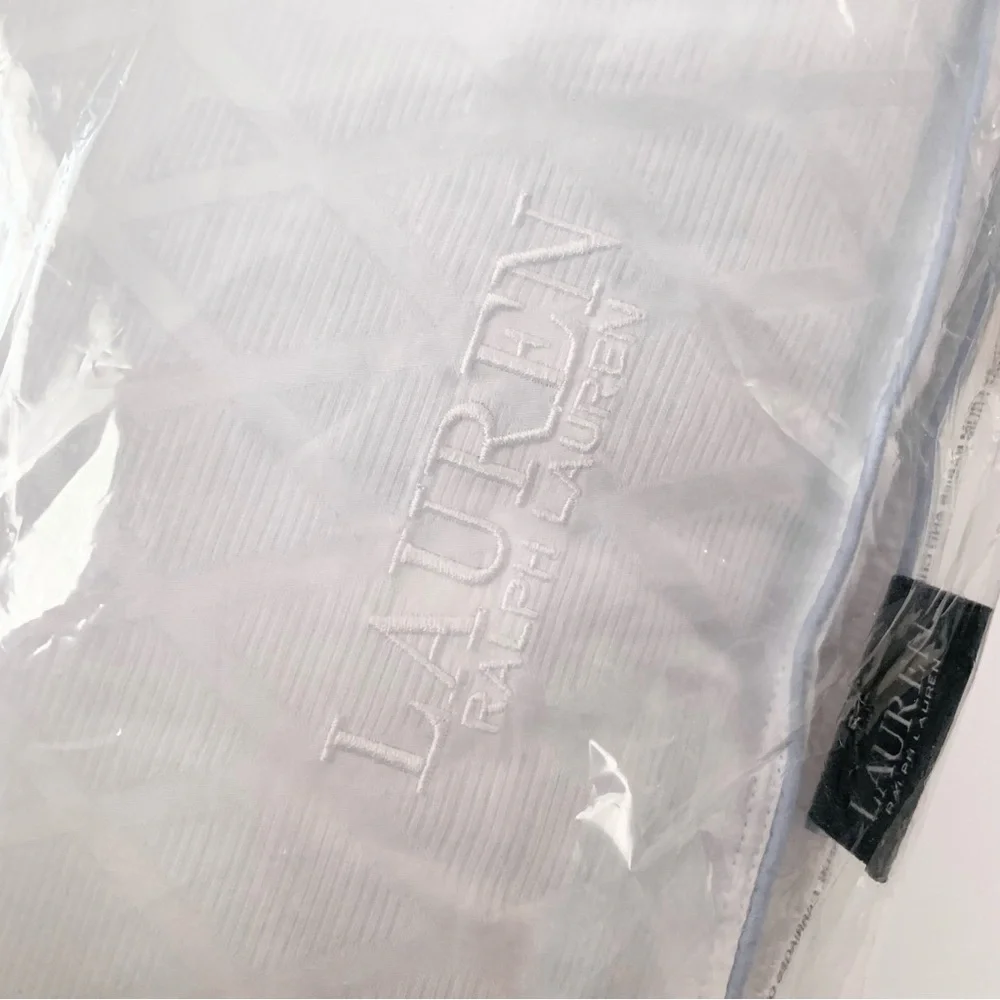 Ralph Lauren 300 count 100% cotton Diamond jacquard jumbo Winston pillow